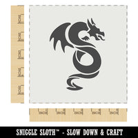 Winged Serpent Dragon Wall Cookie DIY Craft Reusable Stencil