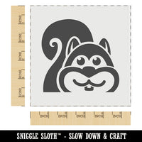 Peeking Squirrel Wall Cookie DIY Craft Reusable Stencil