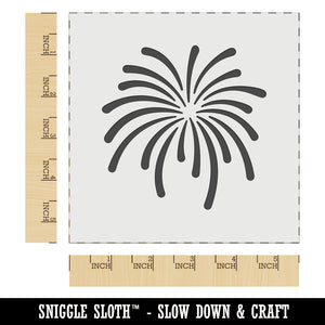 Firework Fourth of July Wall Cookie DIY Craft Reusable Stencil