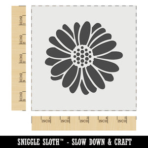 Single Daisy Flower Wall Cookie DIY Craft Reusable Stencil