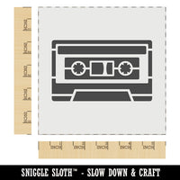 Classic Cassette Mix Tape Music Stereo Wall Cookie DIY Craft Reusable Stencil