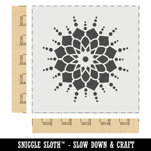 Mandala Flower Simple Wall Cookie DIY Craft Reusable Stencil