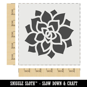 Succulent Plant Wall Cookie DIY Craft Reusable Stencil