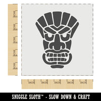 Tiki Mask Hawaii Luau Wall Cookie DIY Craft Reusable Stencil