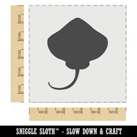 Stingray Skate Fish Silhouette Wall Cookie DIY Craft Reusable Stencil