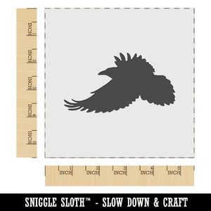 Flying Raven Bird Wall Cookie DIY Craft Reusable Stencil