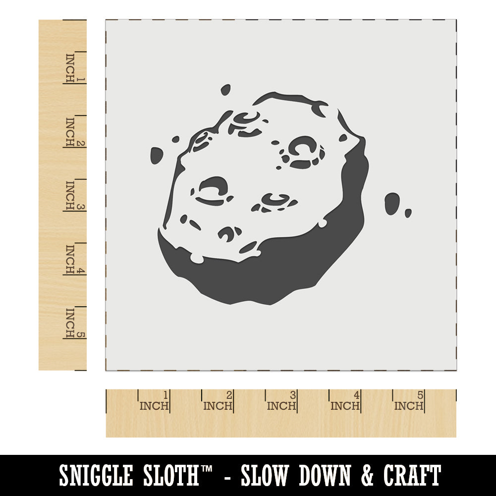 Meteorite Asteroid Space Rock Debris Wall Cookie DIY Craft Reusable Stencil