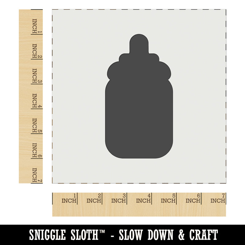 Baby Bottle Solid Wall Cookie DIY Craft Reusable Stencil