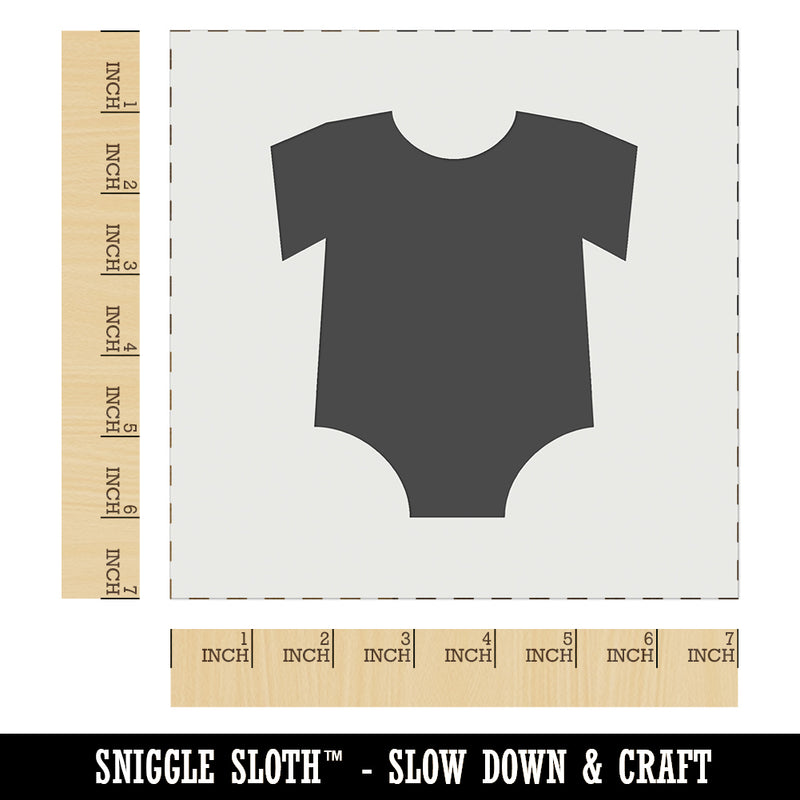 Baby Outfit Wall Cookie DIY Craft Reusable Stencil