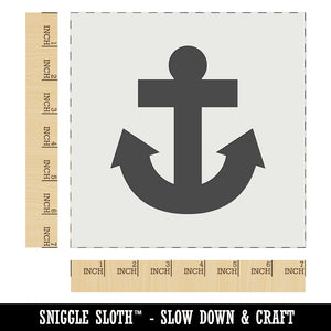 Boat Anchor Nautical Wall Cookie DIY Craft Reusable Stencil