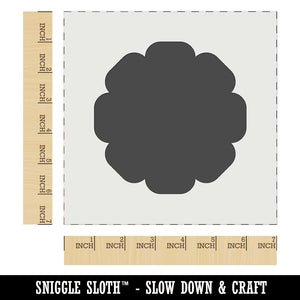 Flower Solid Wall Cookie DIY Craft Reusable Stencil