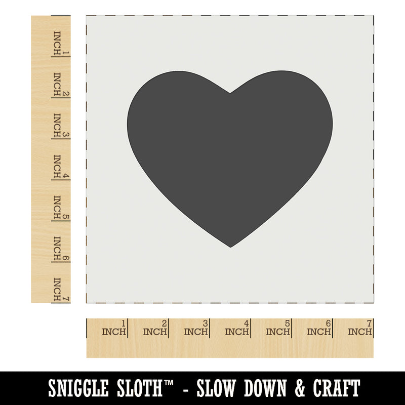 Heart Solid Wall Cookie DIY Craft Reusable Stencil