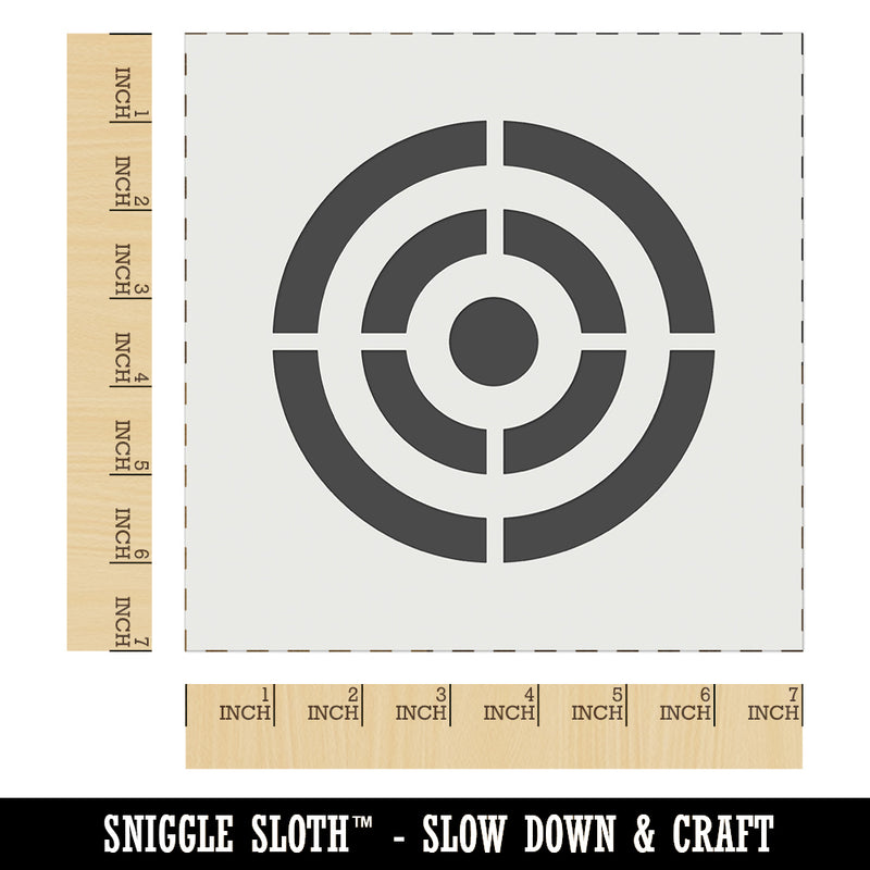 Bullseye Target Wall Cookie DIY Craft Reusable Stencil