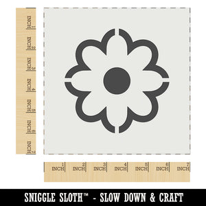 Flower Outline Wall Cookie DIY Craft Reusable Stencil