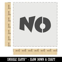 No Text Wall Cookie DIY Craft Reusable Stencil