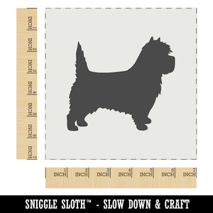 Cairn Terrier Dog Solid Wall Cookie DIY Craft Reusable Stencil