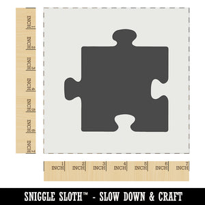 Puzzle Piece Solid Wall Cookie DIY Craft Reusable Stencil