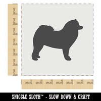 Samoyed Dog Solid Wall Cookie DIY Craft Reusable Stencil