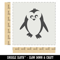 Peaky Penguin Doodle Wall Cookie DIY Craft Reusable Stencil