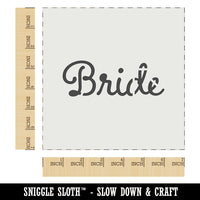 Bride Wedding Fun Text Wall Cookie DIY Craft Reusable Stencil