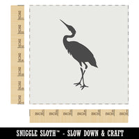 Crane Standing Solid Wall Cookie DIY Craft Reusable Stencil