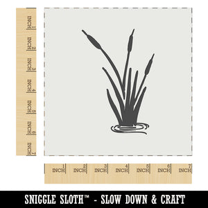 Cattails in Water Wall Cookie DIY Craft Reusable Stencil