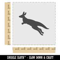 Kangaroo Jumping Solid Wall Cookie DIY Craft Reusable Stencil