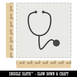 Stethoscope Medical Doctor Nurse Wall Cookie DIY Craft Reusable Stencil