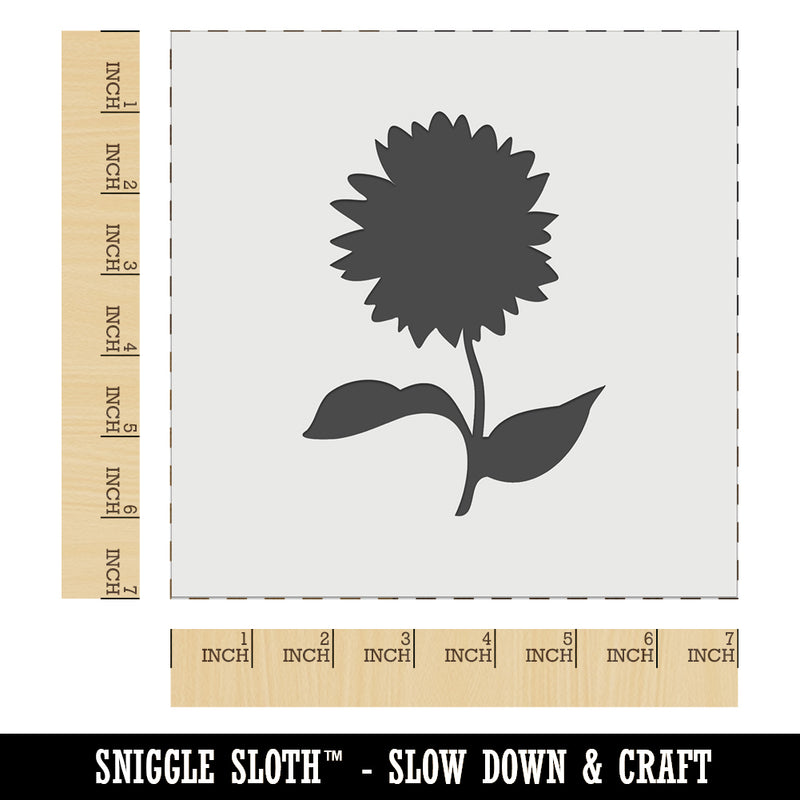 Sunflower Solid Wall Cookie DIY Craft Reusable Stencil