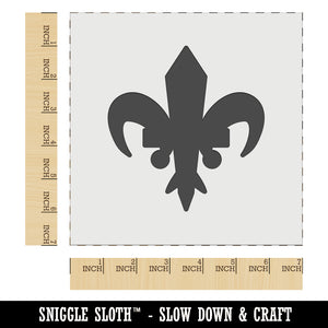 Fleur De Lis French Mardi Gras Solid Wall Cookie DIY Craft Reusable Stencil