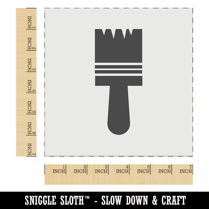 Paintbrush Icon Wall Cookie DIY Craft Reusable Stencil
