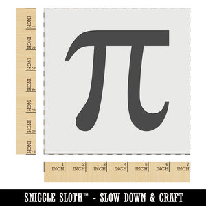 Pi Symbol Wall Cookie DIY Craft Reusable Stencil