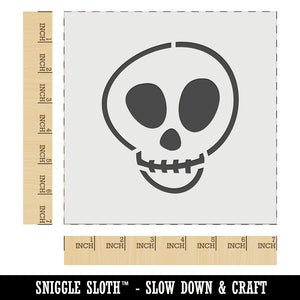 Skull Doodle Wall Cookie DIY Craft Reusable Stencil