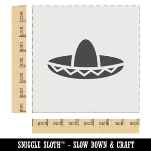 Sombrero Mexico Mexican Fiesta Hat Wall Cookie DIY Craft Reusable Stencil