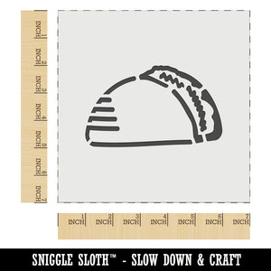 Taco Doodle Wall Cookie DIY Craft Reusable Stencil