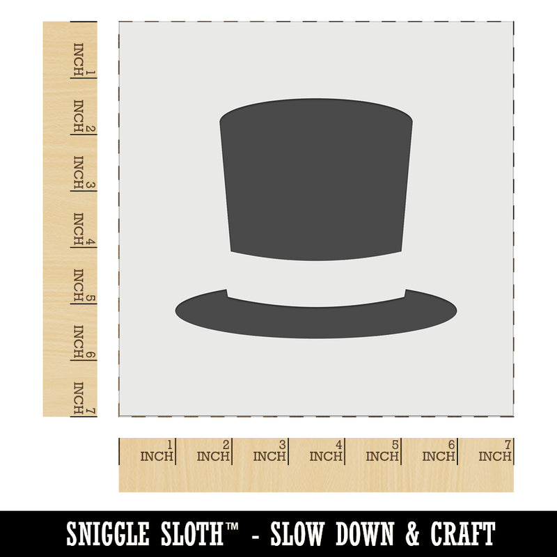 Top Hat Wall Cookie DIY Craft Reusable Stencil