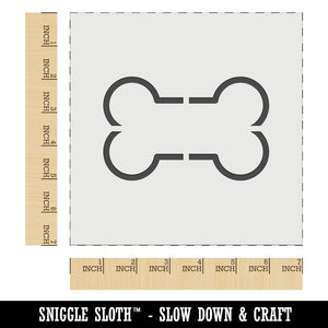 Dog Bone Outline Wall Cookie DIY Craft Reusable Stencil