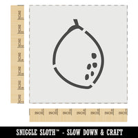 Lemon with Leaf Citrus Doodle Wall Cookie DIY Craft Reusable Stencil