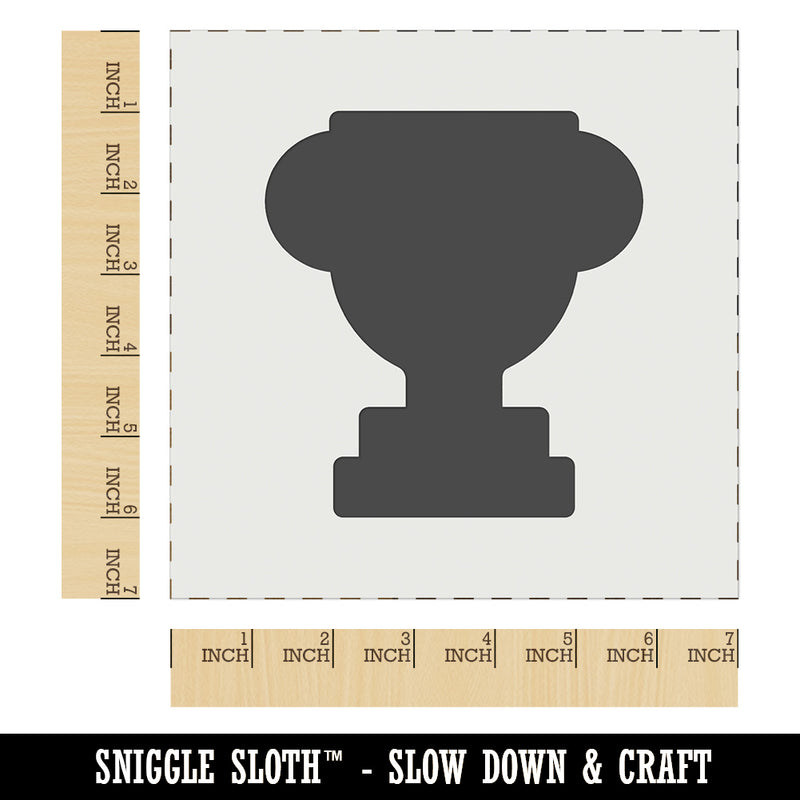 Trophy Award Solid Wall Cookie DIY Craft Reusable Stencil