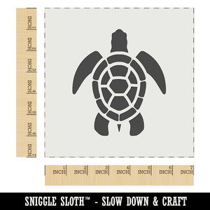Sea Turtle Tribal Wall Cookie DIY Craft Reusable Stencil