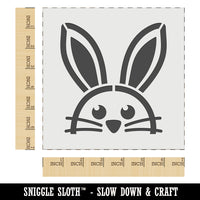 Peeking Bunny Rabbit Wall Cookie DIY Craft Reusable Stencil