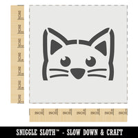 Peeking Cat Wall Cookie DIY Craft Reusable Stencil