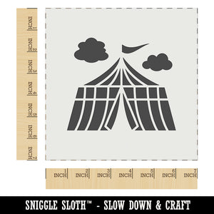 Circus Carnival Tent Wall Cookie DIY Craft Reusable Stencil