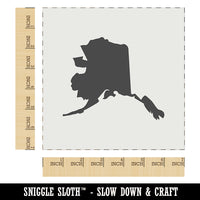 Alaska State Silhouette Wall Cookie DIY Craft Reusable Stencil