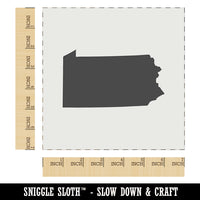 Pennsylvania State Silhouette Wall Cookie DIY Craft Reusable Stencil