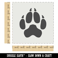 Wolf Coyote Paw Print Wall Cookie DIY Craft Reusable Stencil