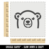 Peeking Polar Bear Wall Cookie DIY Craft Reusable Stencil