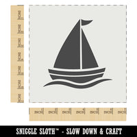 Sailing Sailboat Wall Cookie DIY Craft Reusable Stencil