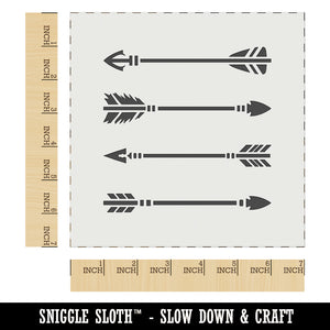 Set of Bow Arrow Pointers Wall Cookie DIY Craft Reusable Stencil