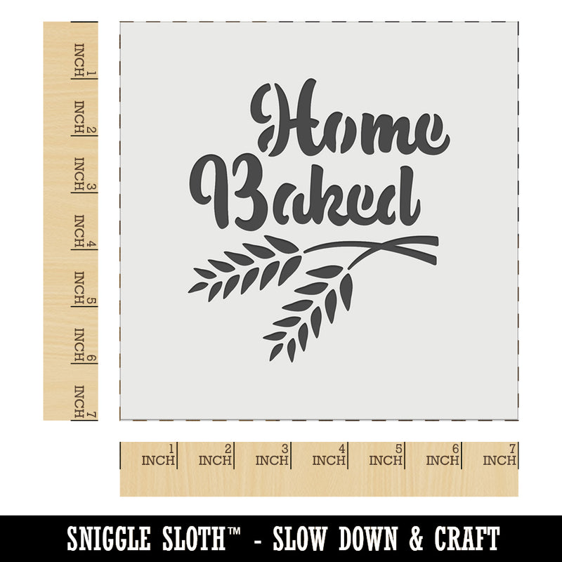 Home Baked Bread Baking Wall Cookie DIY Craft Reusable Stencil